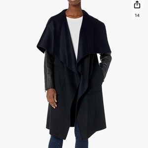 Fiona Double-faced Wool Coat In Black